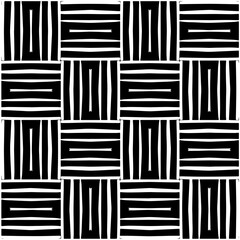 Abstract texture for fabric print, card, table cloth, furniture, banner, cover, invitation, decoration, wrapping. Seamless repeating pattern.  Black and white color. Carpet pattern texture.