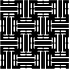 Abstract texture for fabric print, card, table cloth, furniture, banner, cover, invitation, decoration, wrapping. Seamless repeating pattern.  Black and white color. Carpet pattern texture.