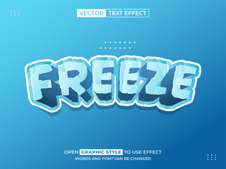 freeze 3d text effect, font effect, 3d font for title