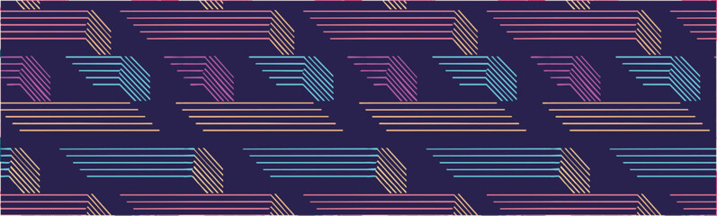 Obraz premium Simple abstract geometric pattern vector background