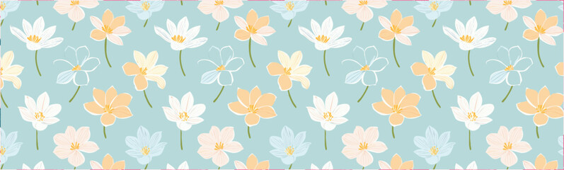 Floral pattern background vector illustration