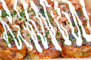 熱々で美味しいたこ焼き