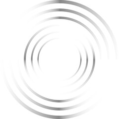 Circular swirl lines