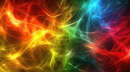 Fototapeta premium Complex web of abstract technology connections with radiant lines and circuits