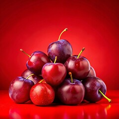 Vibrant Plum Artwork for Home Decor
