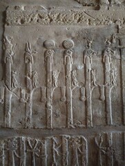 Egyptian hieroglyphs, Karnak Temple, Luxor, Egypt