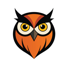 owl on a white background