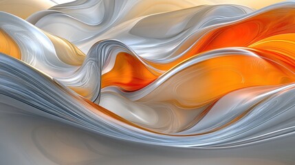 Layered digital light waves creating an abstract technology flow, focus on fluidity, selective focus, cyber aesthetic, ethereal, Multilayer, holographic background