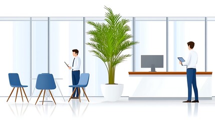 Modern office digital art
