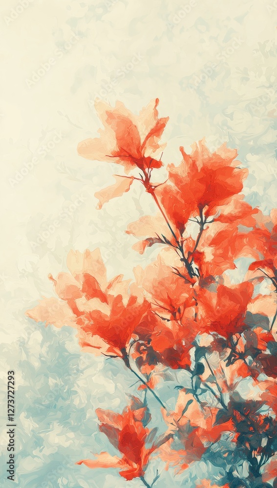 Poster wavy patterns of light that glow are utilized to produce an energy flow in visual art backgrounds fo