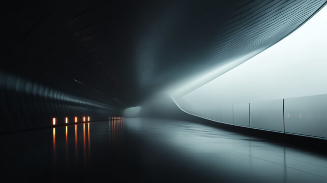 Futuristic Brutalist Architecture, Oppressive Government Beaurocracy, Big Brother - AI Generated