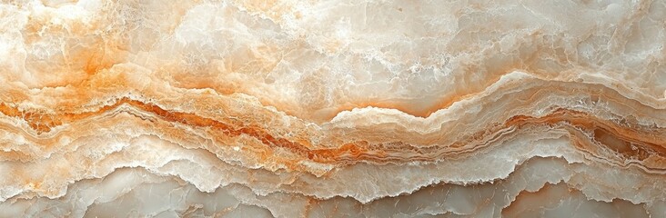 Obraz premium A light, elegant background with a natural marble pattern, featuring a mix of white, brown, yellow, green, and grey, combined with ink swirls, is ideal for interior design, including floor plans,
