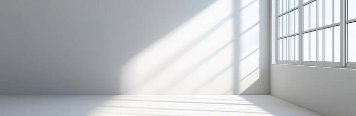 Elegant shadows are created by soft, diffused lighting on a gray background, providing a sophisticated setting for the product, lights, and different shades of gray