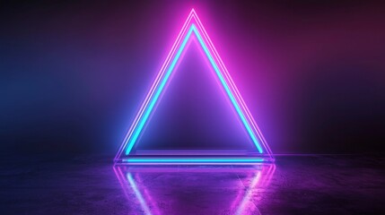 Disco neon light background and neon background concept, both generated using 3d rendering techniques