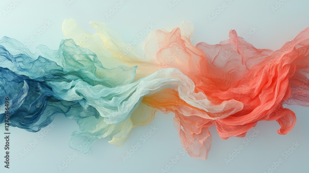 Poster emotional path presents a minimalist representation of human emotions, using a palette of clean line