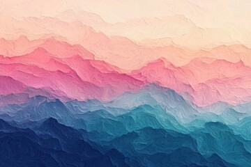 Vibrant and dynamic visual effects are produced by multicolored wavy lines moving in harmony across the background