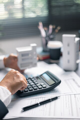 Finance bank tax expense accounting budget money businessman home for Business expense analysis...