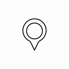 delivery location icon sign vector