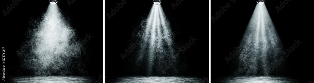 Poster incorporating lens flare effects into designs for overlays or using screen blending mode is effortle
