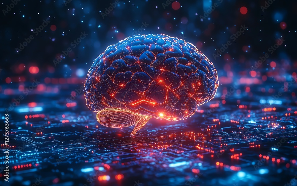Poster advanced ai brain chip interface
