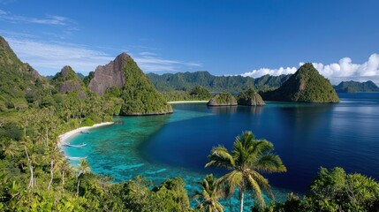 Fototapeta premium Tropical Island Paradise