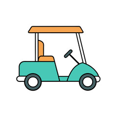 Fototapeta premium golf cart 