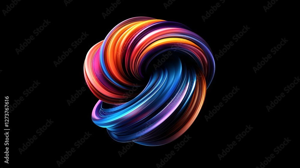 Poster the dynamic and artistic style of stock captures colorful abstract expressions