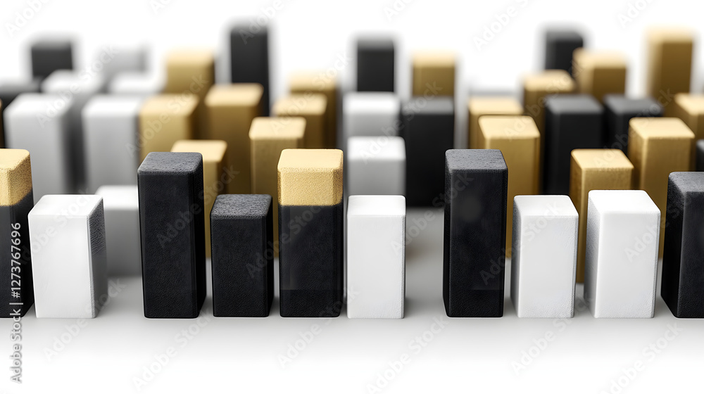 Poster colorful stacked blocks arrangement studio space abstract art concept minimalist environment close-u
