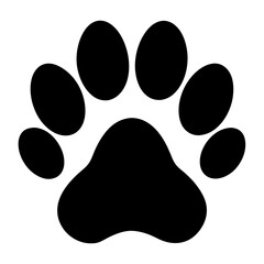 Fototapeta premium Download High-Quality Paw Print Silhouette Vector