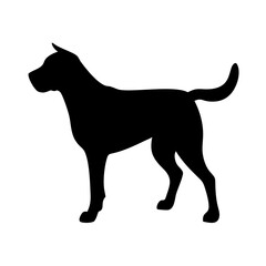 Dog Silhouette Vector Design for Recraft.ai Projects