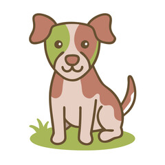 Customizable Dog Silhouette Vector for Your Projects"