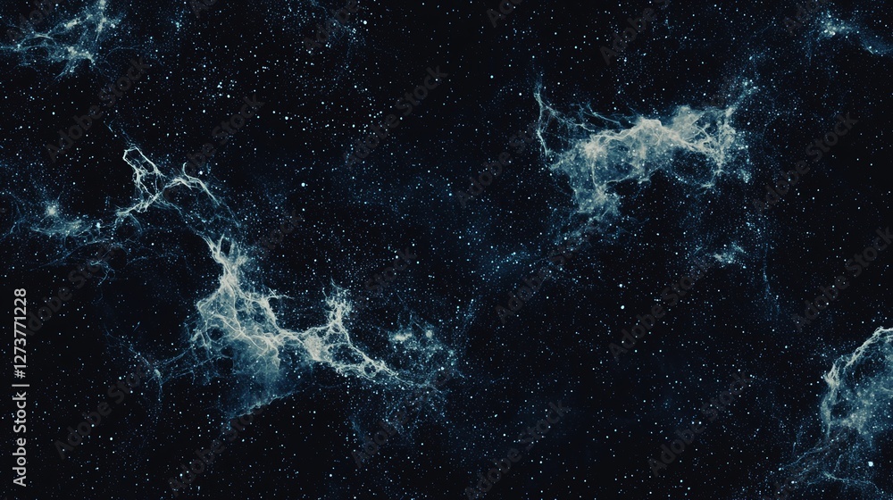 Poster a dark blue abstract background featuring technical elements is presented, with a surface composed o