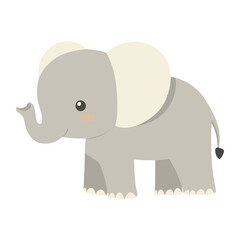 Fototapeta premium Elephant illustration children animal vector