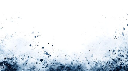 Obraz premium Stunning abstract explosion of deep indigo and navy powder bursts against a clean white backdrop creating a mesmerizing cosmic inspired visual This digital artwork showcases a dynamic fluid