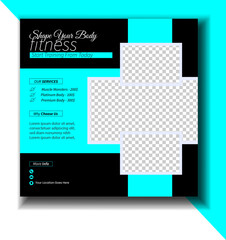 gym fitness post design