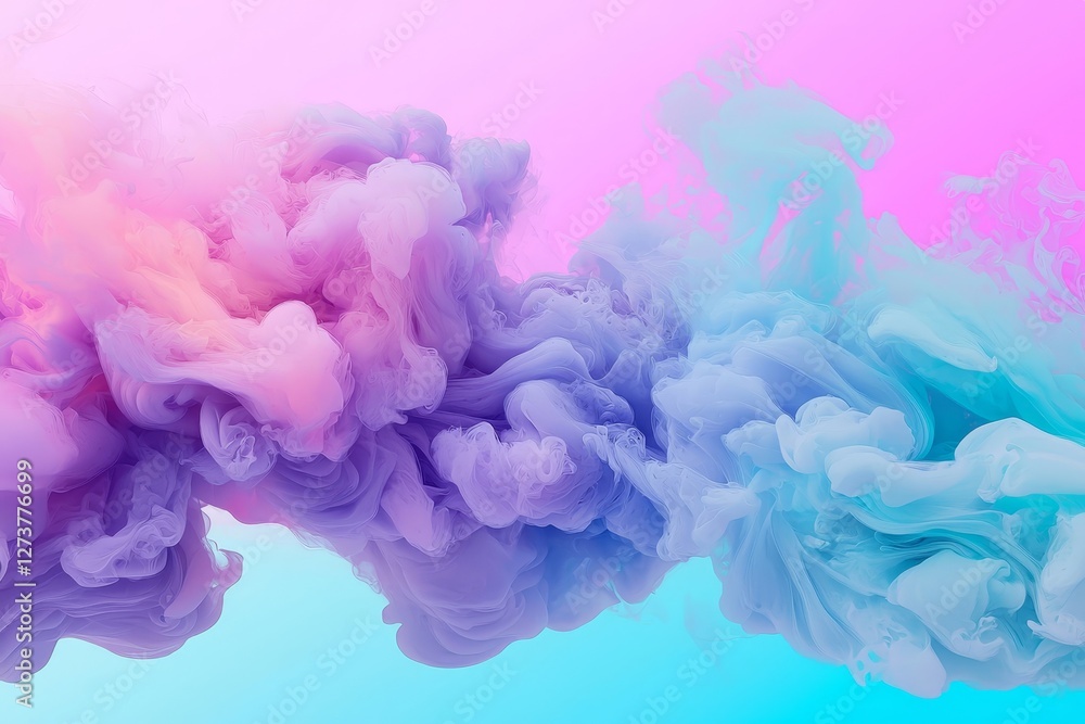 Poster a colorful digital grain soft noise effect pattern combines with a holographic blurred grainy neon g