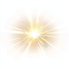 Obraz premium The PNG sunlight boasts a distinctive special lens flare light effect, royalty free stock