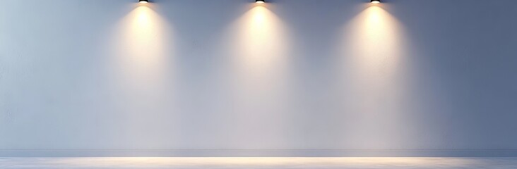 A beautiful stock photo with a gray background and soft ambient lighting effectively showcases products under the glow of gentle lights