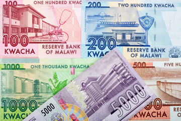 Malawian money - new series of banknotes - reverse side