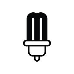 Eco Bulb vector icon