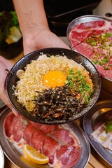 Food is any substance consumed to provide nutritional support for the body. It typically comes from plants, animals, or fungi and contains essential nutrients such as carbohydrates, proteins, fats, vi