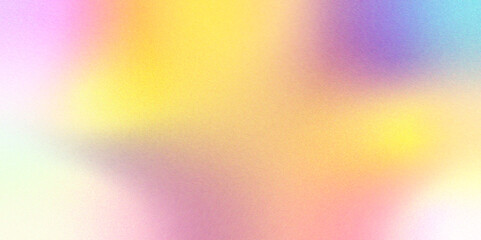 Abstract colorful bright spots gradient background .Vector backdrop for your design .Holographic background rainbow colors gradient shades .multicolor,Rough, grain, noise,grungy.Template. 