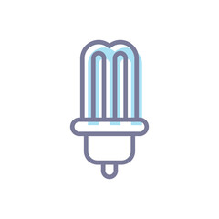 Eco Bulb vector icon
