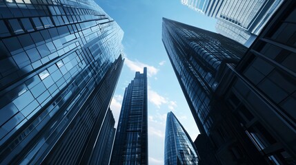 Skyscrapers in the City of London, UK in Ultra Detail