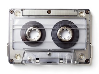 cassette isolated on white background.