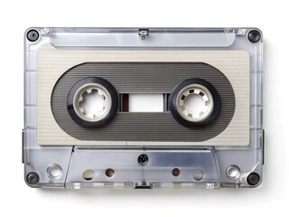 Obraz premium cassette isolated on white background.