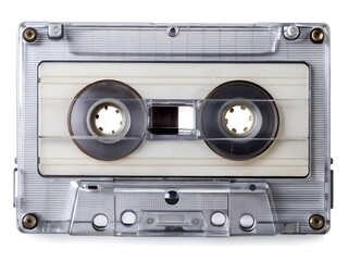 Fototapeta premium cassette isolated on white background.