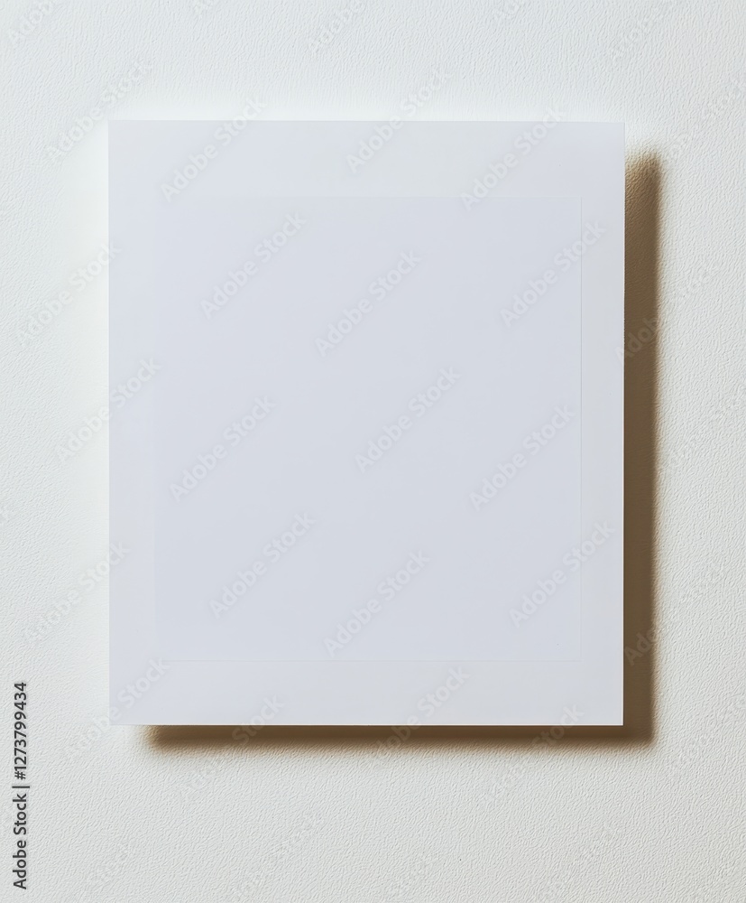 Poster an isolated design element, the polaroid frame is derived from a vintage polaroid, which operates as