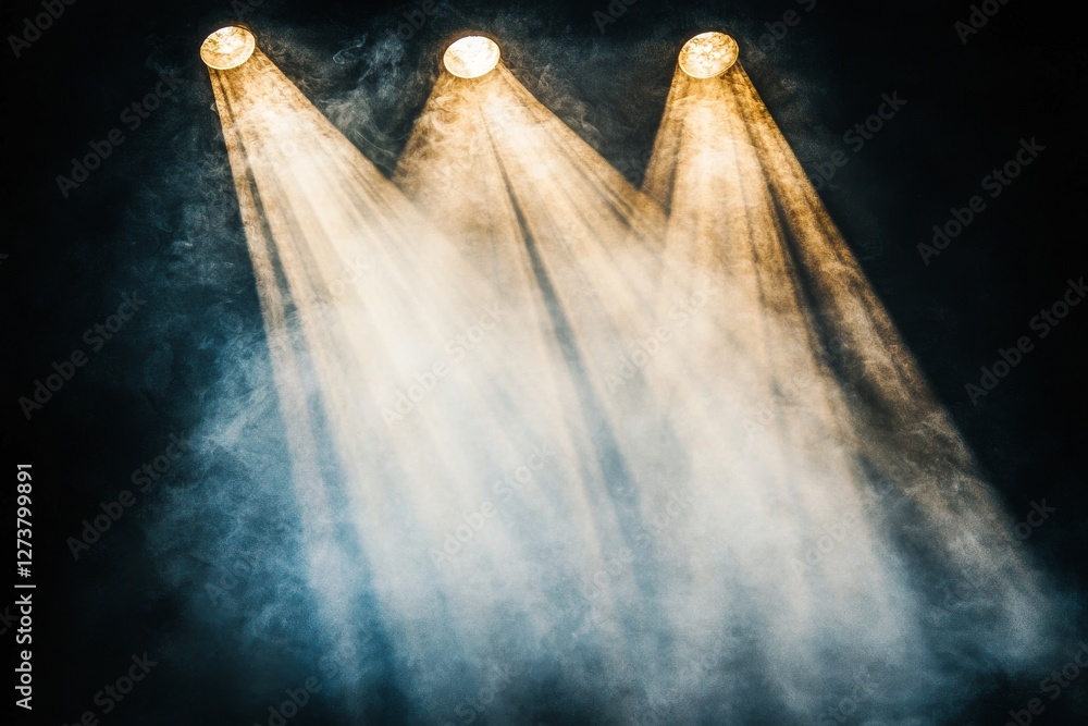 Poster in digital rays of hope, a dark website background is illuminated by a soft ray of light with a subt