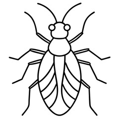Modern Aphid Line Art